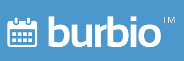 Burbio Logo 3 WhiteBlue