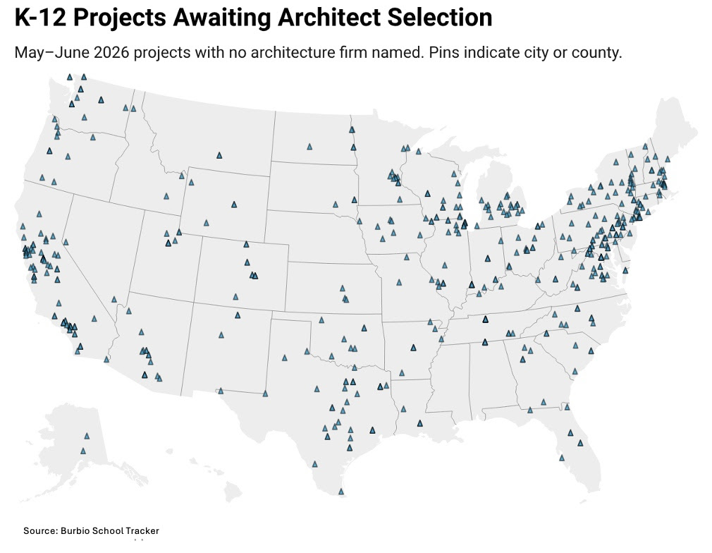 K-12 Projects Awaiting Architect Selection